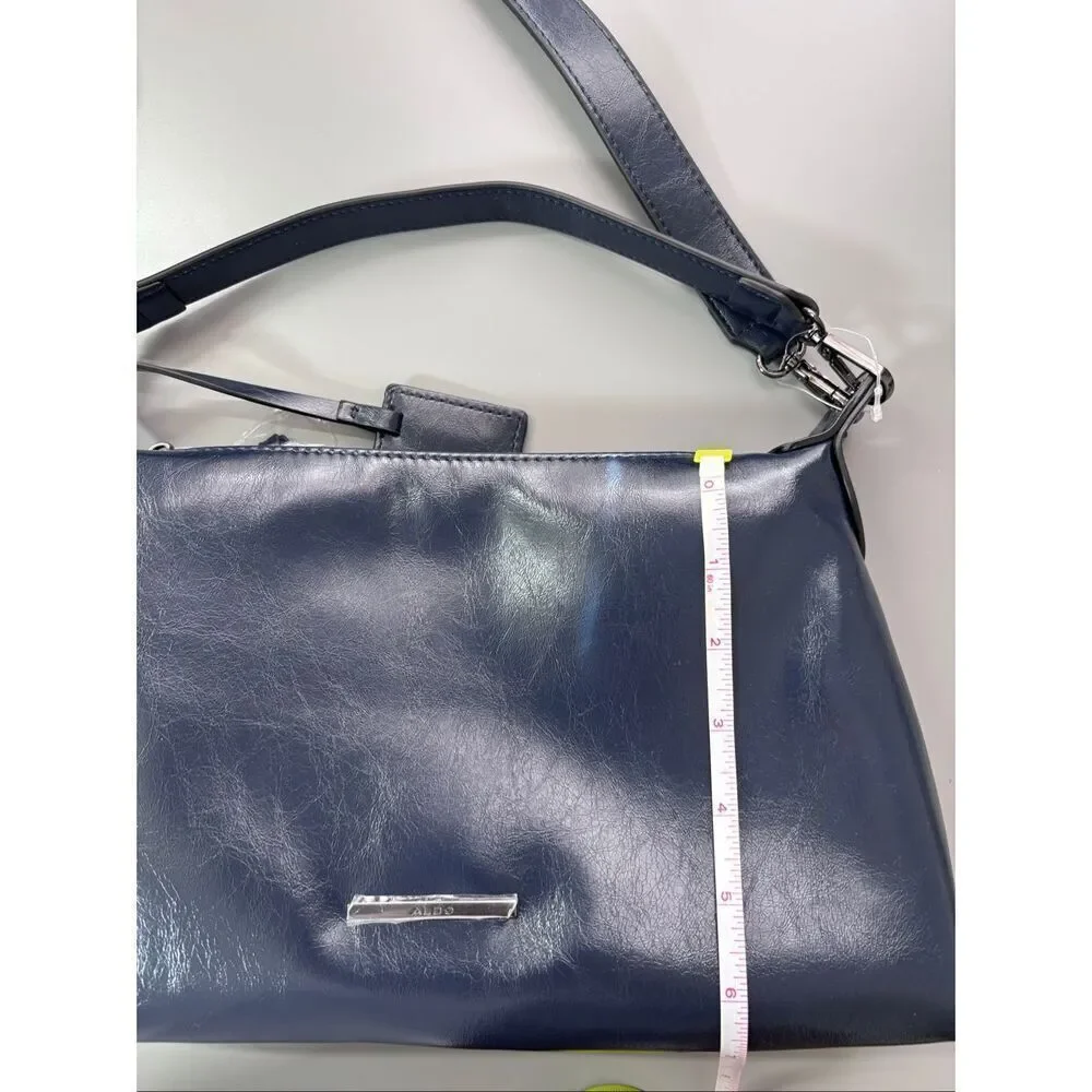 Aldo boho shoulder crossbody bag blue new